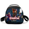 Lunch Bag Primary School Picnic Bag Round Ice Pack Rob Ross Printed Shoulder Portable Cartoon Meal Bag