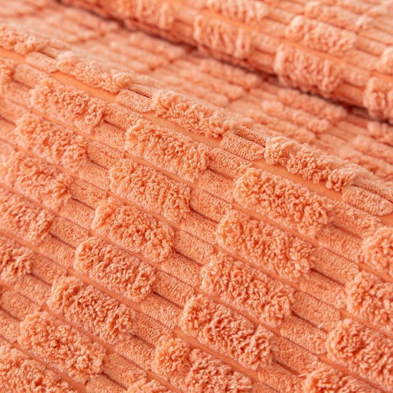 Plush Sofa Cushion, Non-Slip, Universal In All Seasons, High-End Seat Cushion, Simple Solid Color  New Sofa Cover Cover Towel
