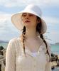 Elkebeullum Agave Wide White Bucket Hat