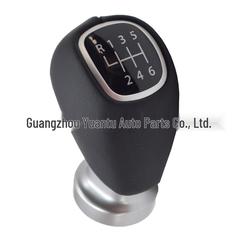 Leder Schaltknauf für Hyundai i10, i20, Kia Rio - 5-Gang Schaltgetriebe.