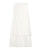 Nigaennikol Wrinkle Layered Wrap Skirt Pants_Ivory