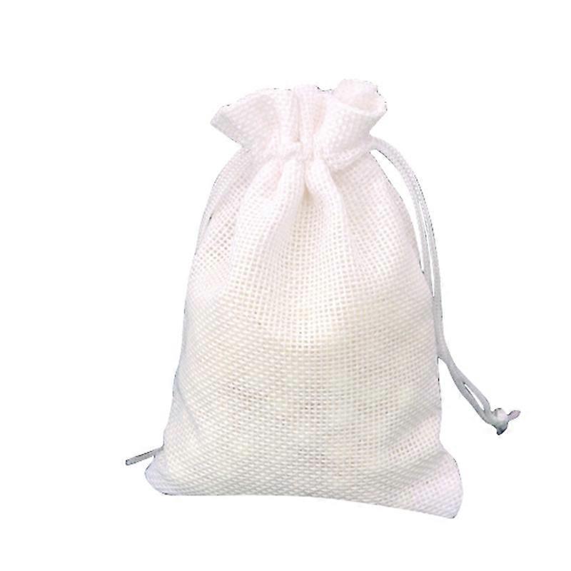 50 PCS Multi size Linen Jute Drawstring Gift Bags Sacks Wedding Birthday Party Favors Drawstring Gift Bags 10x14cm
