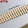 16mm-22mm Stainless Steel Elastic Stretch Strap Universal Replacement Watch Band Accessories Bracelet Gold Metal Expansion Strap