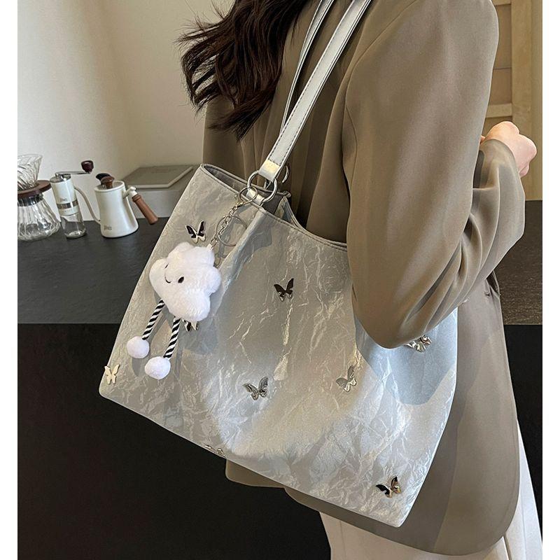 Large Capacity 2025 New Bag Autumn and Winter High-end Shoulder Bag College Students Class Commuting Bag Tote Bag
