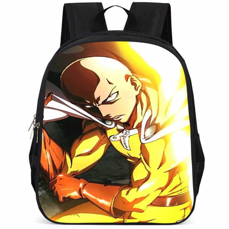 One Punch Man 15-inch Large Capacity Lightweight Oxford School Backpack For Kids