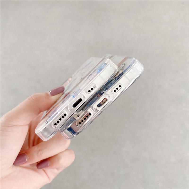 Painted Phone Case For Samsung Galaxy S20 S21 S30 Plus Ultra FE Transparent Flower Cover Soft TPU Shockproof Case For Samsung A12 A52 A72 5G