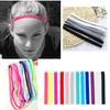 Thin Non-slip Elastic Sports Headbands, Elastic Silicone Grip Exercise Hair Sweatbands for Soccer Basketball Tennis Yoga