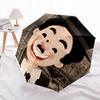 1pc Charlie Chaplin Automatic Folding Umbrella, Portable Collapsible Design, Casual Outdoor Accessory L1127036
