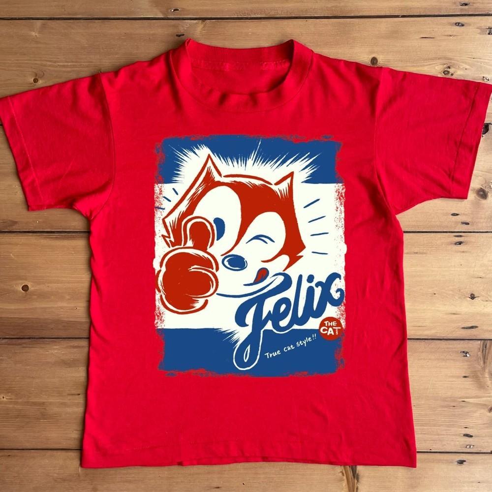 Felix The Cat Classic Funny Unisex Cotton T-Shirt All Size D041 Unisex T-Shirt L