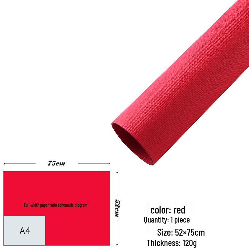 Linen Textured Wrapping Paper for Gifts - Solid Color for Holidays, Birthdays, and Photo Frame Decoration