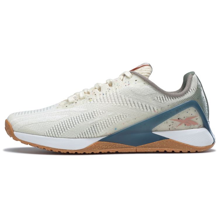 Reebok  Nano X1 Vegan Classic White Brave Blue Women Sneakers Cream Harmony-Green G58174