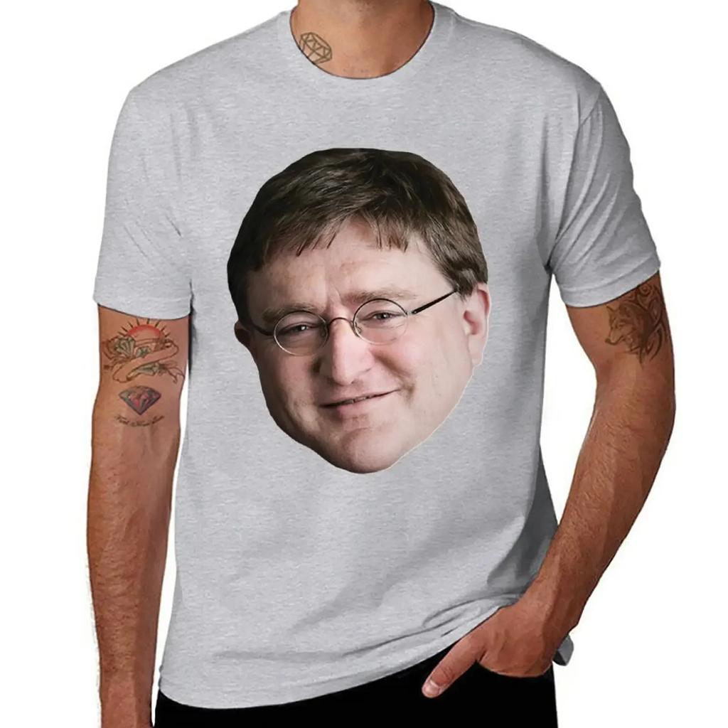 Gaben Gabe Newell Meme Tshirt Customs Design Your Own Korean Fashion Sublime Unisex T Shirt