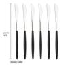 Mirror 5/6/30Pcs Black Silver Tableware Set Stainless Steel Cutlery Kitchen Dinnerware Set Western Knife Fork Spoon Flatware Set