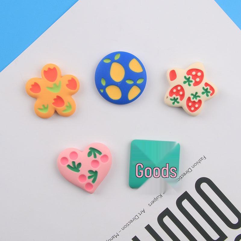 Large Drip Oil Flower Resin Accessories: Phone Case, Hair Tie, Hair Clip, Jewelry, Cup Sticker, Pencil Box