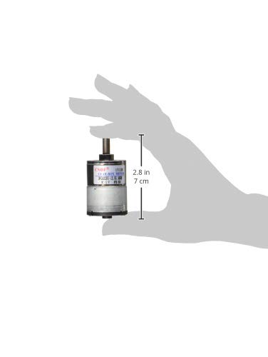 uxcell Magnetic Electric Gear Box Motor, Active Replacement, 12V DC, 500 RPM, 6mm Shaft