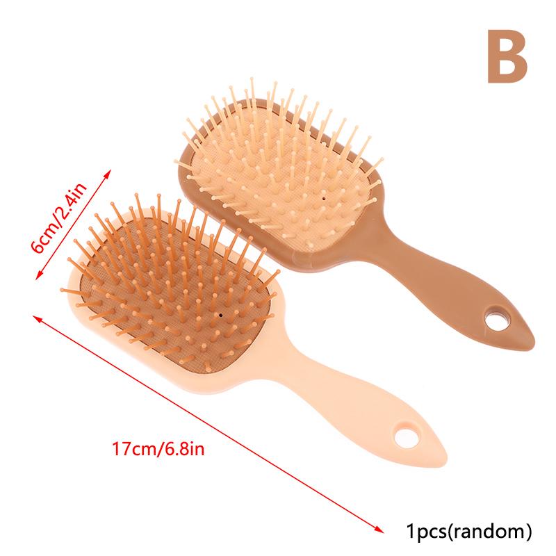 

Мультяшная расческа с воздушной подушкой, расческа-зеркало с ручкой, портативное зеркало с ручкой, дорожная расческа 2-в-1 для девочки, подарок, инструмент для макияжа