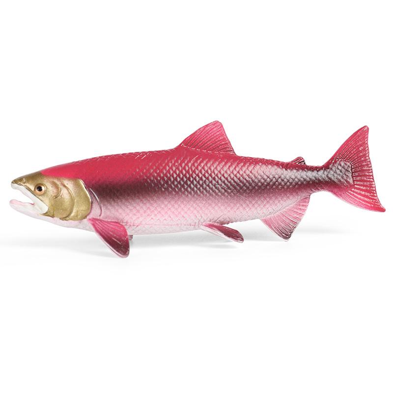 Kids' Deep-Sea Exploration Marine Creature Model Toy - Salmon, Mahseer, Fish Ornament