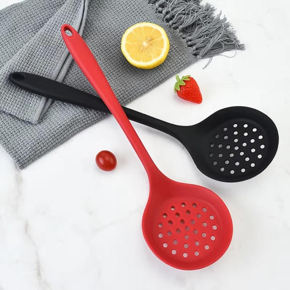 Long Handle Cooking Slotted Colander Non-stick Sink Ladle Strainer Kitchen Tools