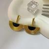 Medieval Aesthetics, Fan Earrings, Fan Earrings, Earrings, Pendants, Niche Unique, New Chinese Light Luxury and High-end Sense