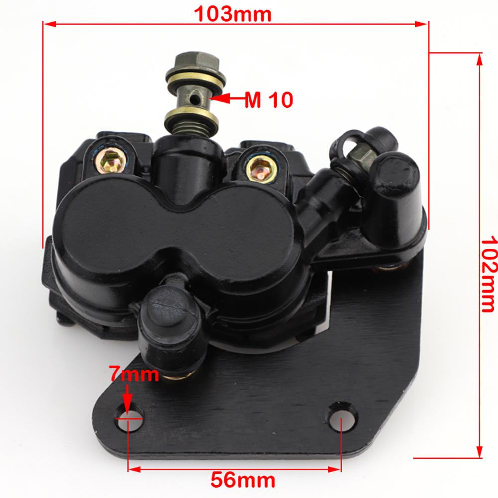 1Pcs 100-125cc Engine Rear Brake Caliper Dedicated Single-Piece Motorcycle Rear Disc Hydraulic Left/Right Brake Caliper Assembly
