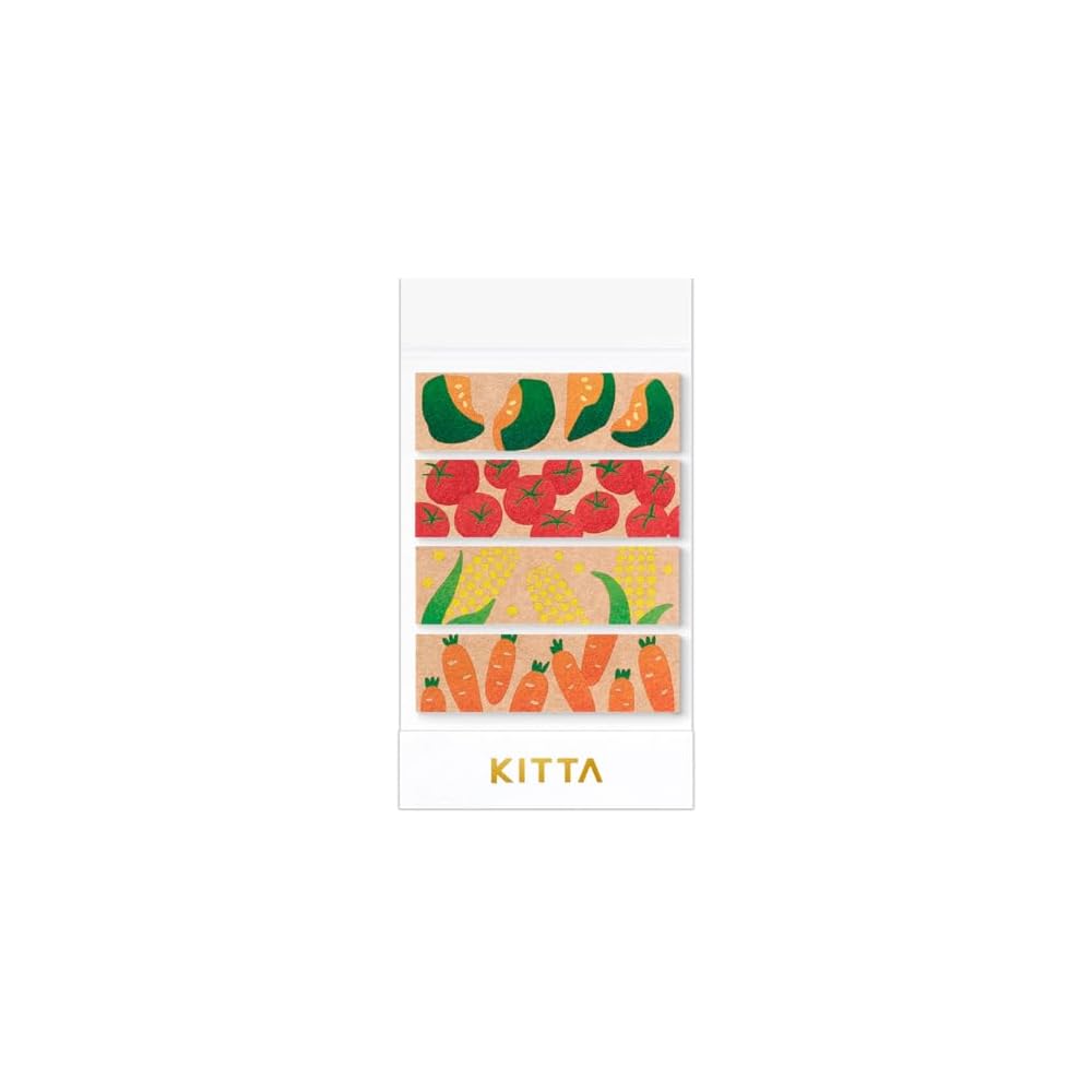 

King Jim Kitta Craft Vegetable Masking Tape 15mm x 10m Decorative Adhesive Tape