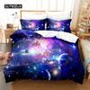 Colorful Planet Bed Cover Package Bed Cover Package 3d Bedding Digital Printing Bed Linen Queen Size Size Bed Package  Fashion Design