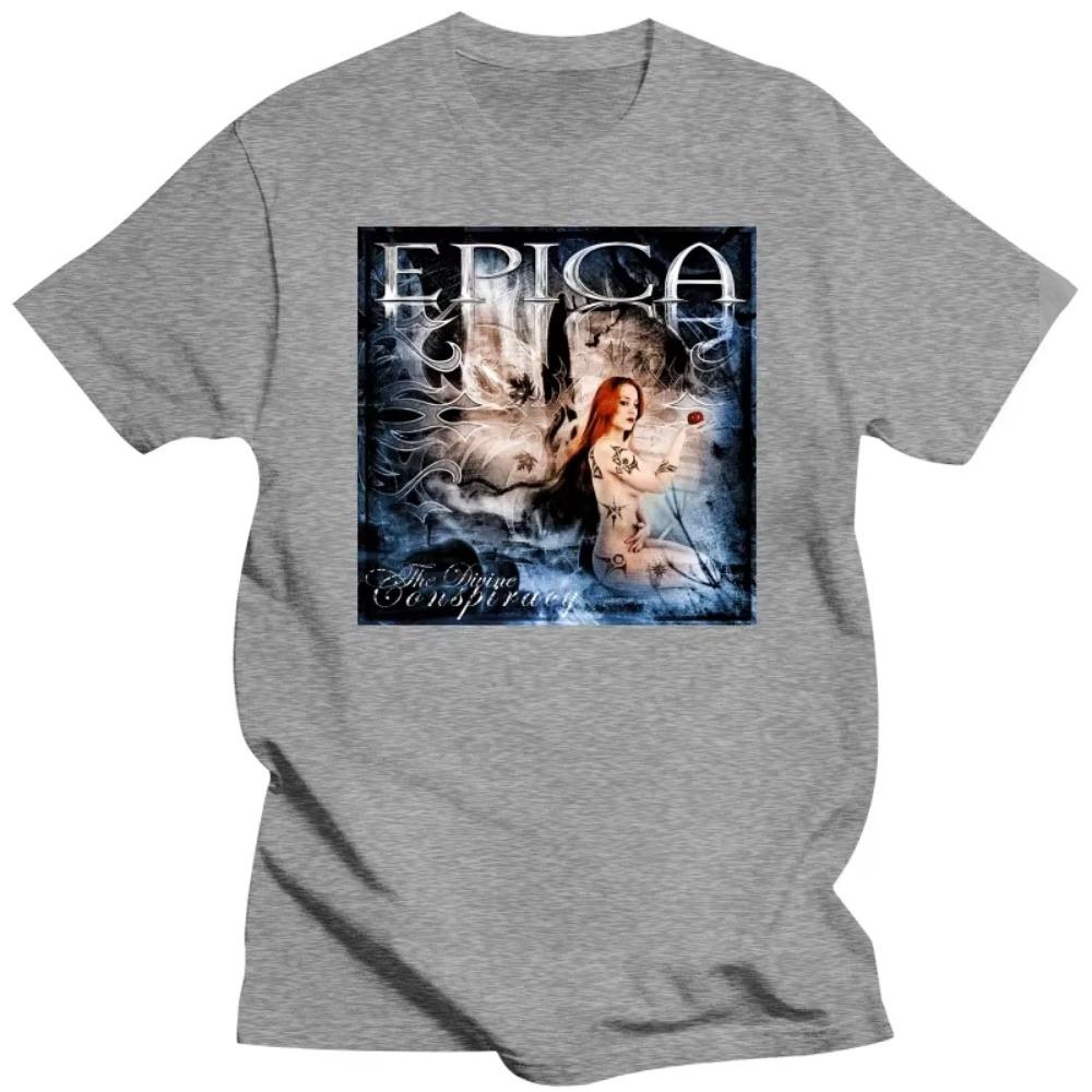 Pánské módní letní bavlněné tričko s krátkým rukávem, symfonická metalová kapela, epické tričko, ležérní Harajuku Streetwear Hip Hop Tee Tops