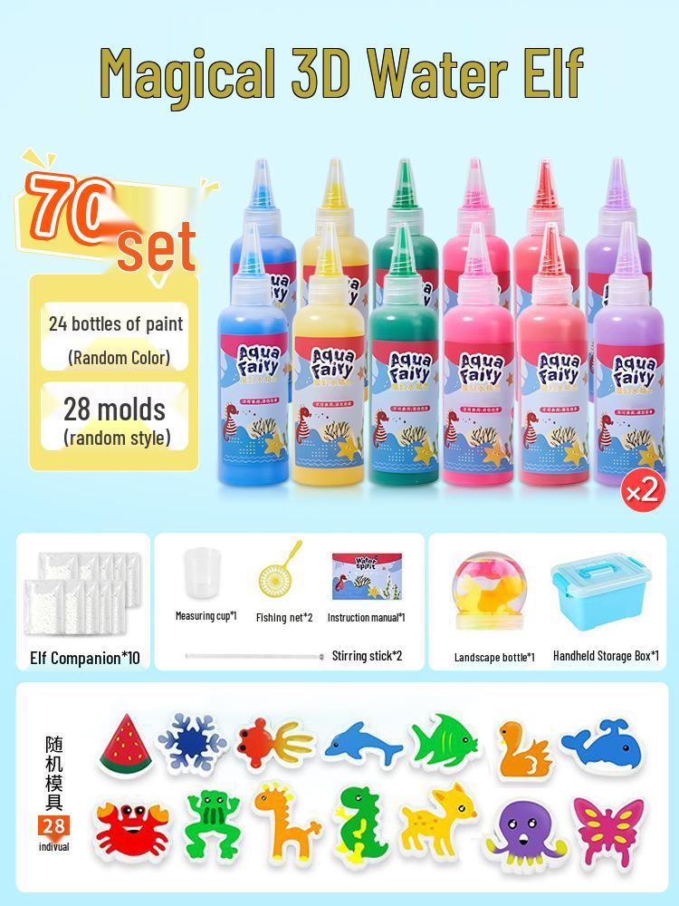 DIY Magisches Wasser Baby Bastelset für Kinder - Lernspielzeug für Mädchen