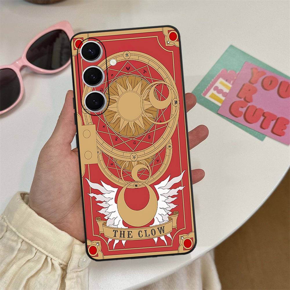 Anime C-CardcaptorS S-Sakura Phone Case For Samsung S 24 Fe 25 Ultra Plus 20 Lite 21 30 22 23 24 22 Ultra 5G Fundas