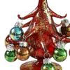 Glass Christmas Tree Decoration Handicraft for Tabletop Party Collectible