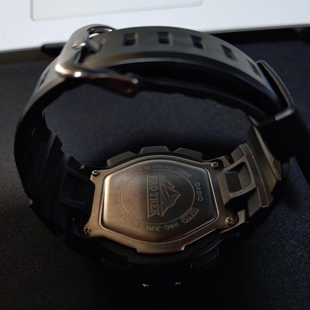 Used CASIO PRO TREK PRG-270 with Instruction Manual
