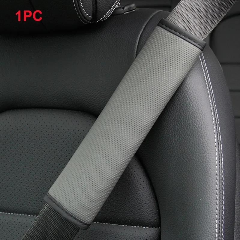 Car Seat Belt Cover Pore Pu Breathable Universal Auto Seat Belt Covers Cushion Protector Safety Belts Shoulder Protection
