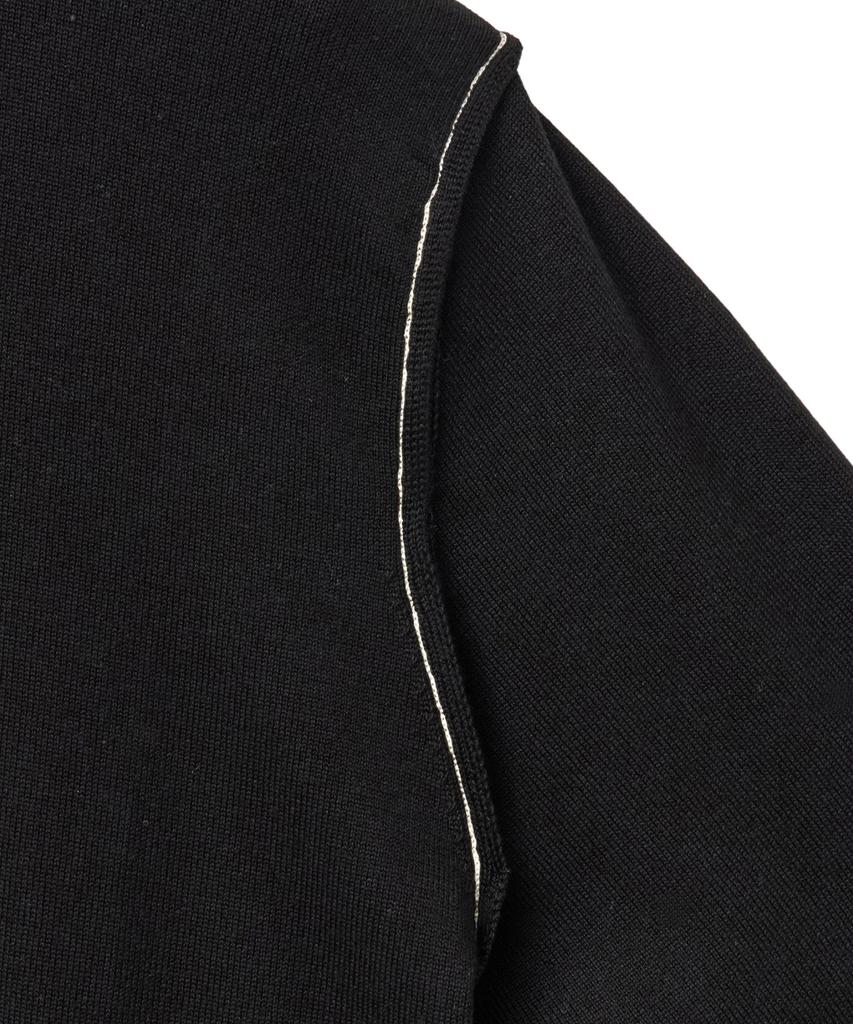 NOIRER Low Cut Polo Knit (Black)