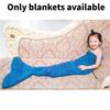 Scale Vintage Fish Pattern Mermaid Woollen Blanket Knitted Cozy Autum Spring
