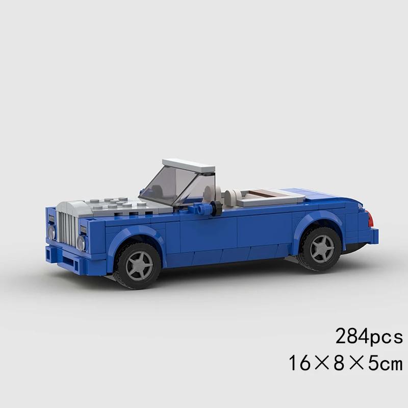 Speed Convertible MOC Car Super Race Technical Vehicle Model Building Block Racing Rally Sports Brick Christmas Gift Toy City