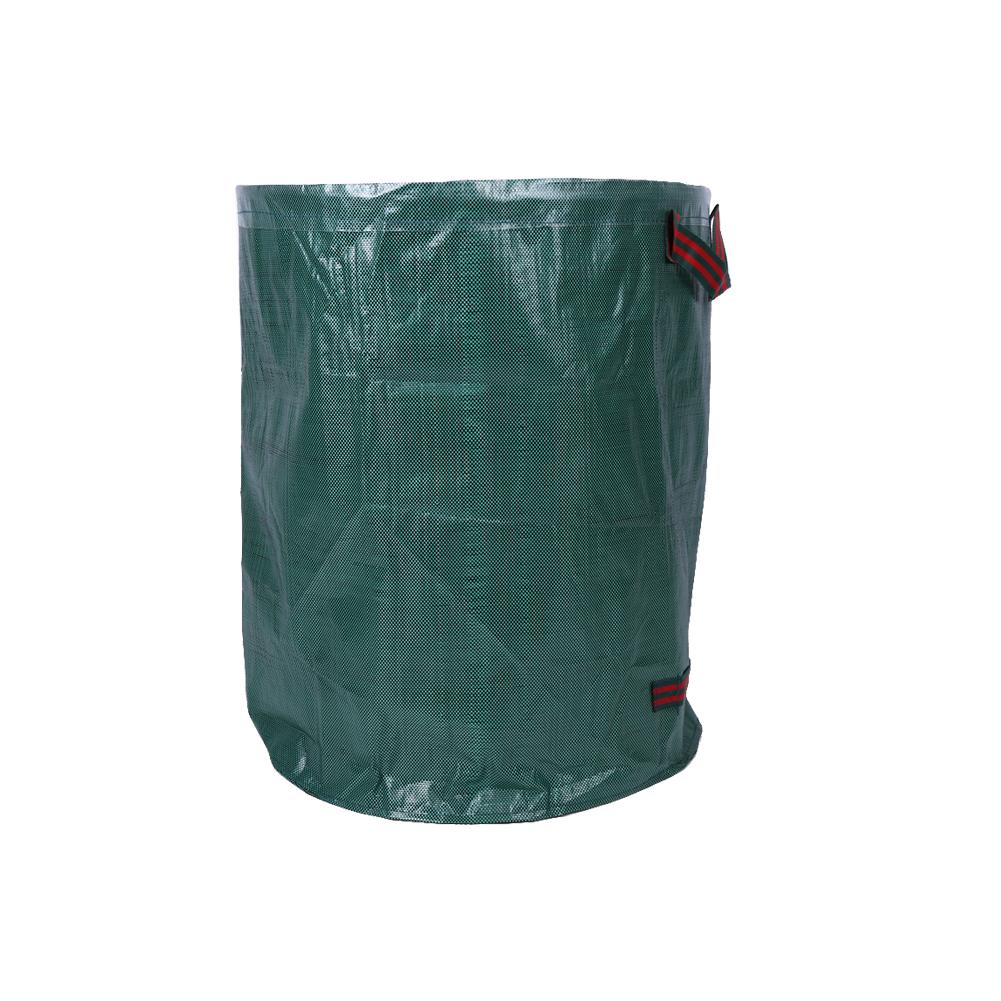 4 Stück Garten Laubtasche Gartenabfallsack 270L Tragbar Groß Garten Gewebetasche Abfall Müll Gras Recycling DE Abfallsack