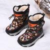 Hohe Kinderschneestiefel mit rutschfesten Eigenschaften, Jungen Baumwollstiefel und Baumwollschuhe