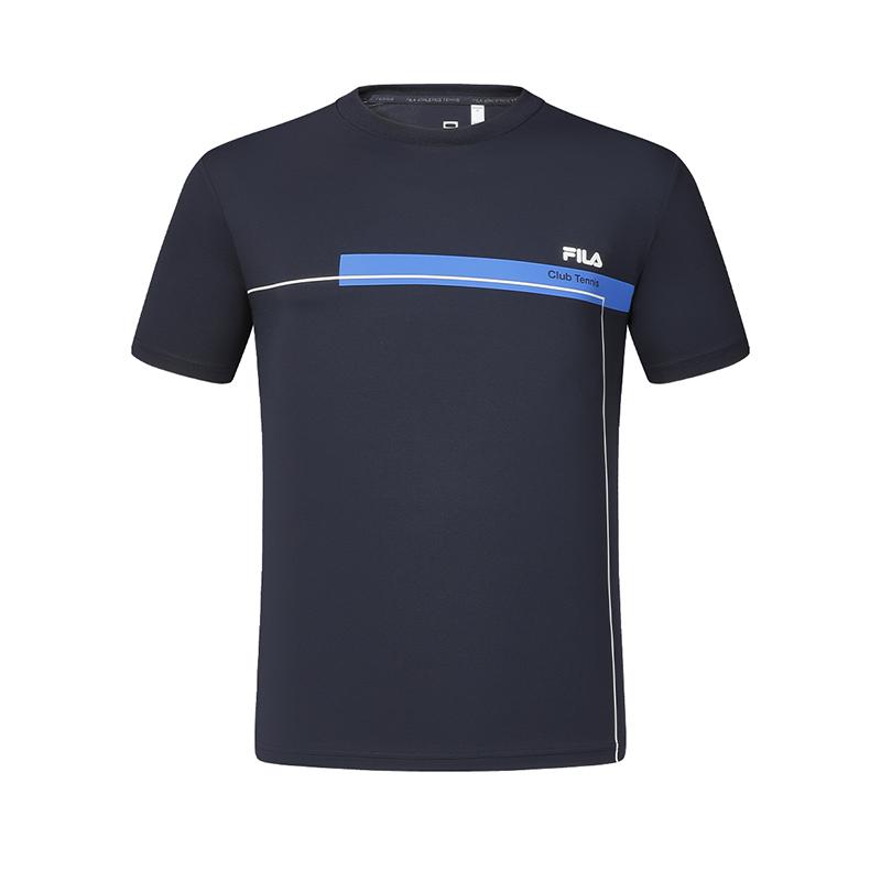 

New FILA SS24 T Shirt Men s RD Royal Blue A11M423111FNV 170/92A/M