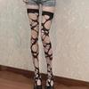 Irregular Hole Stocking Women Lingerie Lolita Gothic Style Erotic Underwear Female Fishnet Long Socks Women's Thigh High Hosiery
