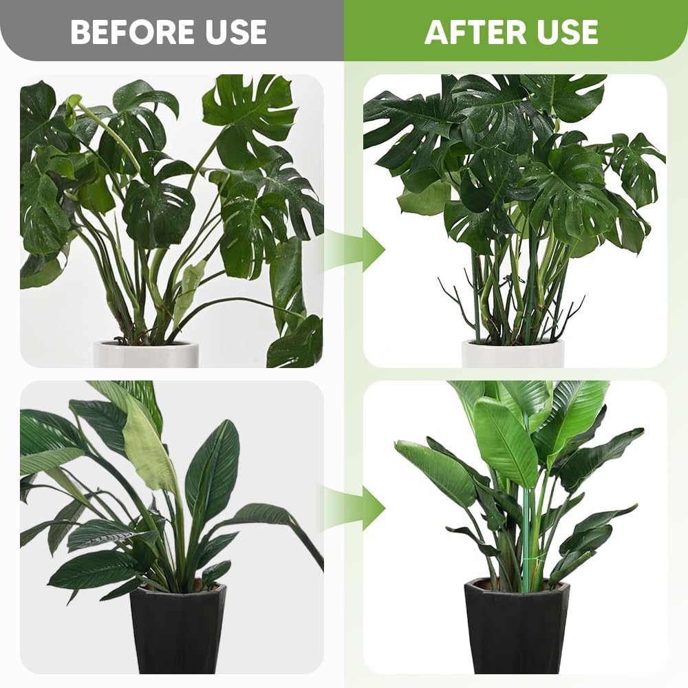 10 Pack Garden Plant Support Stakes Plant Support for Indoor Outdoor  Climbing Plants Holder Stick Moss Pole