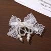 Lolita Lace Bow Pearl Hair & Clothing Accessories Set