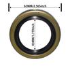 SDTC Tech 4-Pack RV and Trailer Axle Grease Seals ID 1.719" x OD 2.565" Trailer Hub Wheel Grease Seals for 3500LB E-Z Lube Axles