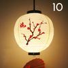 Round PVC Waterproof Japanese Lantern Korean Ramen Sashimi Izakaya Cuisine Shop Restaurant Decor Traditional Hangings Lantern