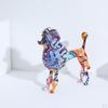 Emulational Figurine Resin Poodle Sculpture Animal Statue Home Ornament Puppy Display Gift Bedroom