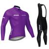 Spring and Autumn Cycling Overalls, Trousers, Long Sleeves, Team Version, Team Cycling Suit, Quick-drying Road Bike