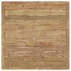 8 Piece Garden Lounge Set with Cream Colored Cushions Bamboo