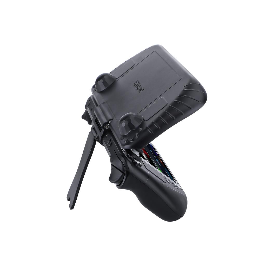 Game Console Protective Cover and Sunhood Shield Back Bracket Shockproof Anti Scratch Cover Fit for Steam Deck Gamepad