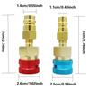 2PCS Air Conditioning Quick Connector R1234YF/R12 To R134A Quick Connectors Adapters Car AC Car Accessories Tools