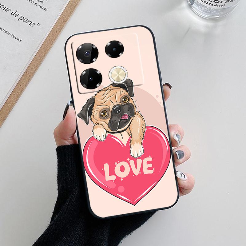 For Infinix Note 40 Pro Case Luxury Painted Back Cover Silicone Soft TPU Phone Case For Infinix Note40 Pro Plus 4G 5G Fundas