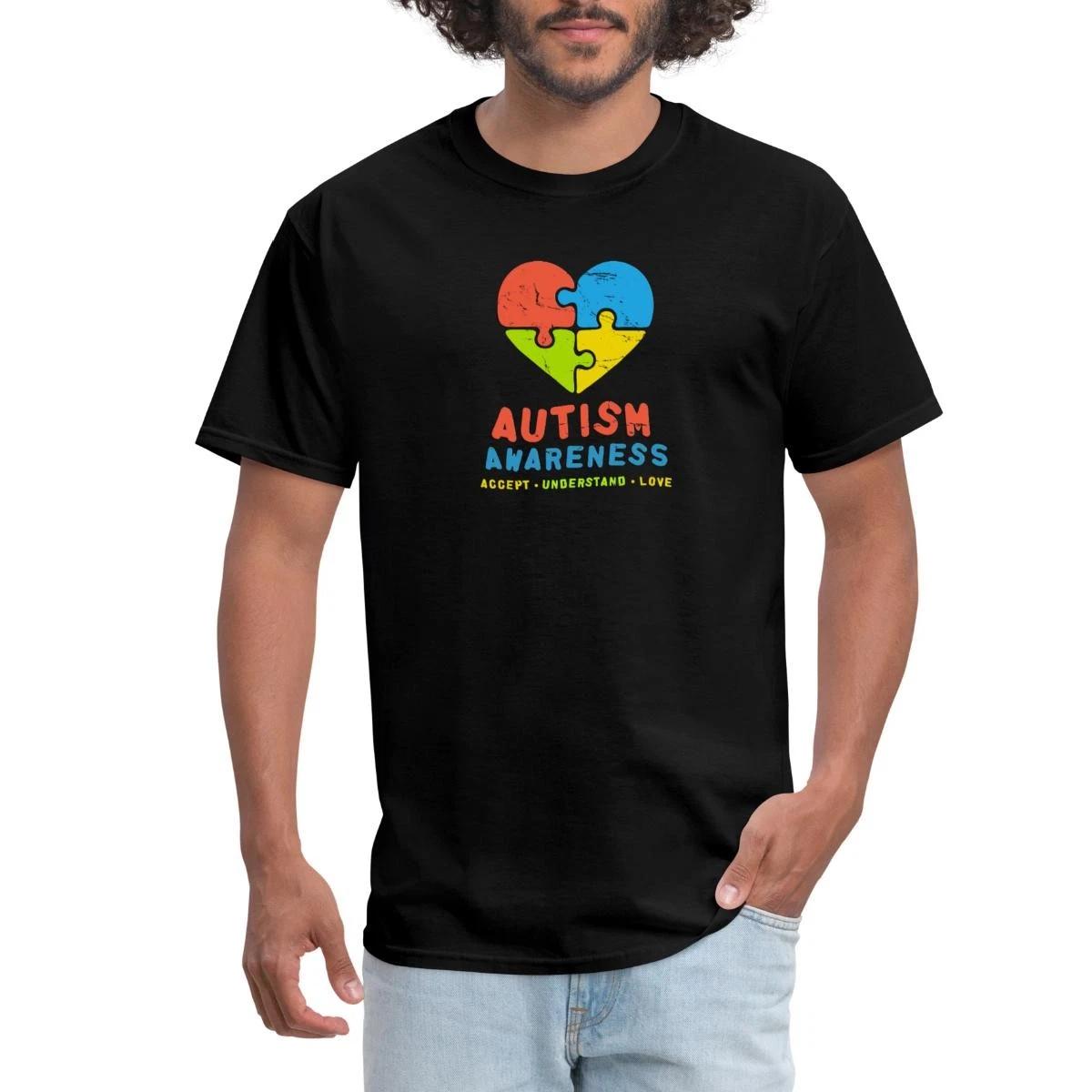 Autism Awareness Accept Understand Love Men s T-Shirt XS